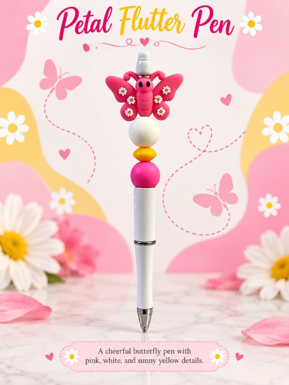 Petal Flutter Pen
